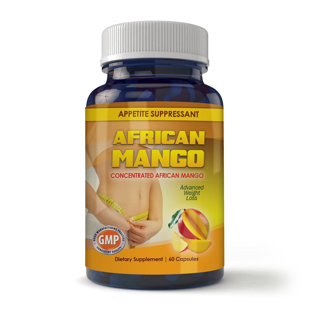 African Mango Pure Extract 60 Capsules Appetite Suppressant Weight Loss Supplement Image 1