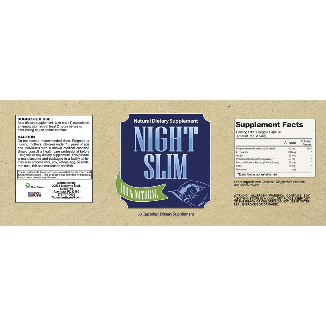 African Mango Night Slim Weight Loss Pills Combo Natural Fat Burner 60 Pills Image 4