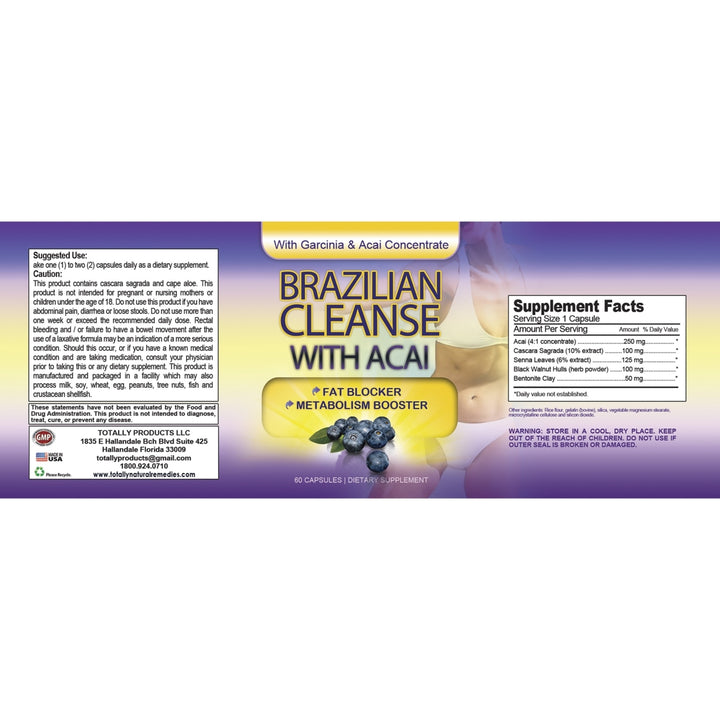 Brazilian Belly Burn and Cleanse Combo with Garcinia Cambogia and Acai Detox Image 3