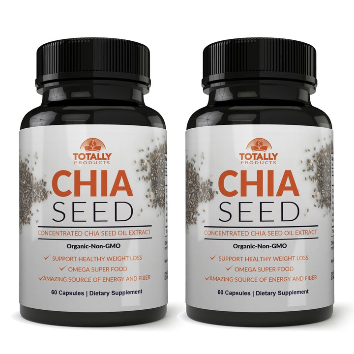 Chia Seed Oil Extract 60 Capsules Non-GMO Superfood for Energy and Weight Loss Image 4