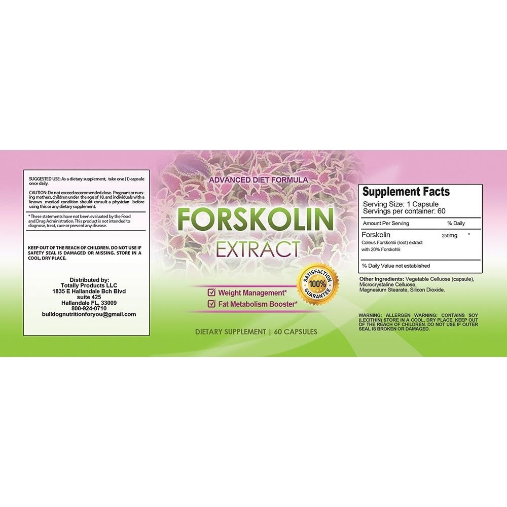 Forskolin Extract for Weight Loss (60 capsules) Image 2