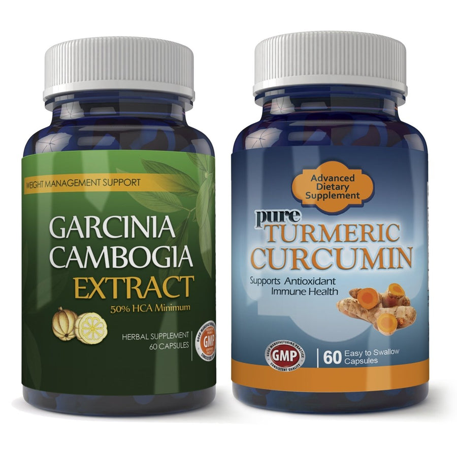 Garcinia Cambogia 800mg and Turmeric Extract Combo pack Image 1