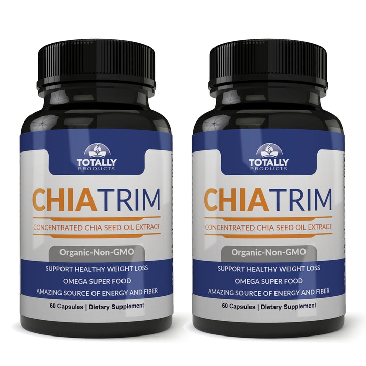 Chia Trim Chia Seed Oil Extract 60 Capsules Natural Appetite Suppressant Superfood Image 4