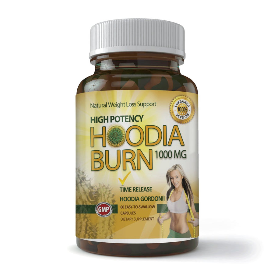 Hoodia Burn 1000mg Appetite Suppressant 60 Tablets South African Herbal Supplement Image 1