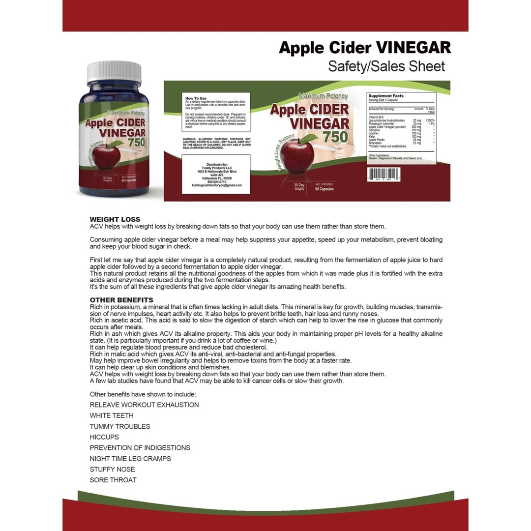 Garcinia Cambogia and Apple Cider Combo pack Image 3