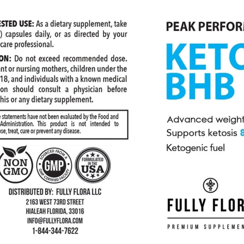 Fully Flora Keto BHB and Beast Mode Combo Pack Energy Performance Endurance Image 6