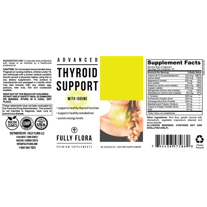 Fully Flora Keto BHB Thyroid Support Combo Pack Energy Performance Focus Image 4