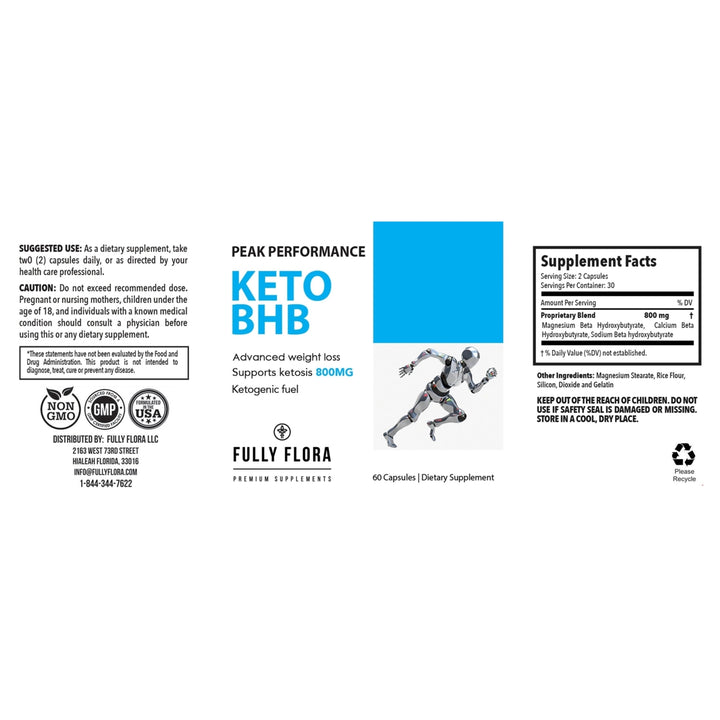 Fully Flora Keto BHB Thyroid Support Combo Pack Energy Performance Focus Image 6