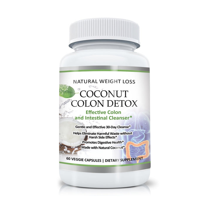 Gentle Coconut Colon Detox Cleanse (60 Capsules) Image 1