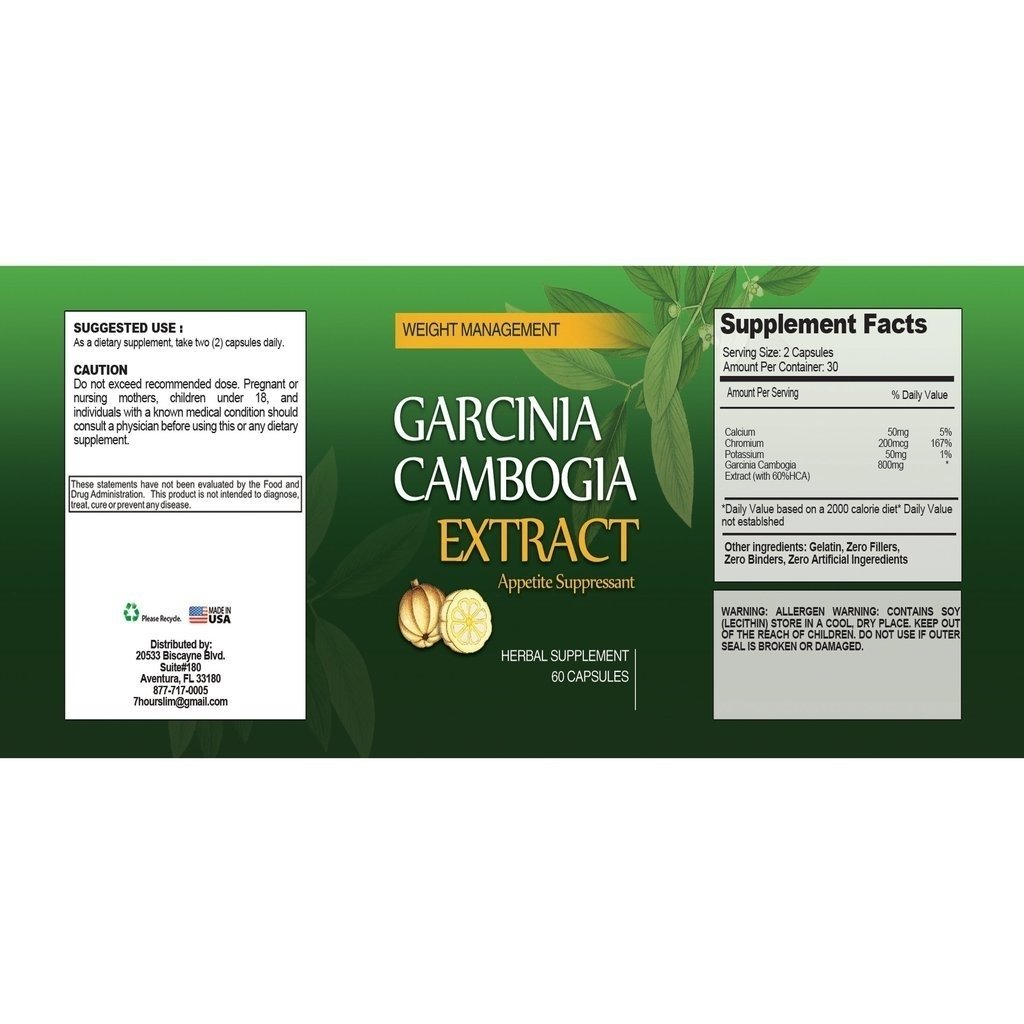 Garcinia Cambogia Extract L-Carnitine Combo Pack 60 Capsules 1000mg Extra Strength Image 4