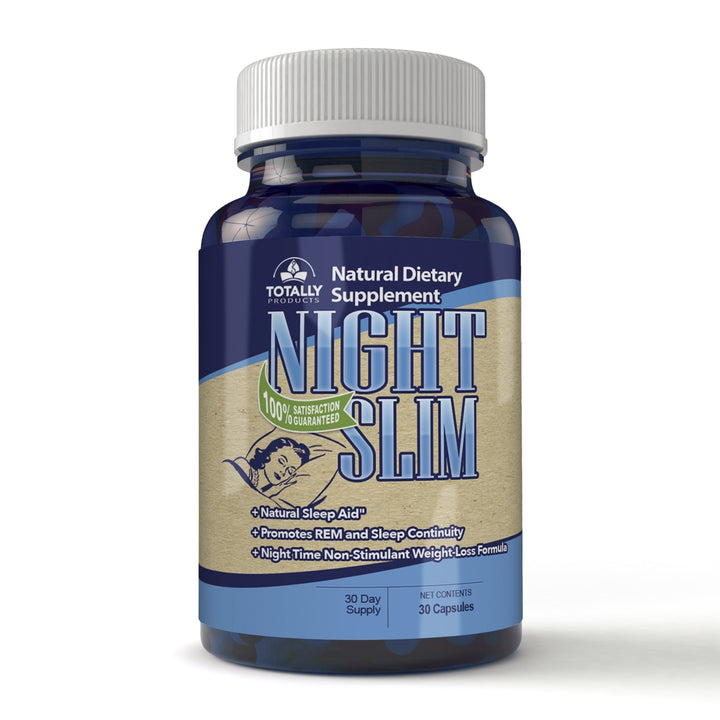 Night Slim Night Time Weight Loss Pills 30 Capsules All Natural Appetite Suppressant Image 1