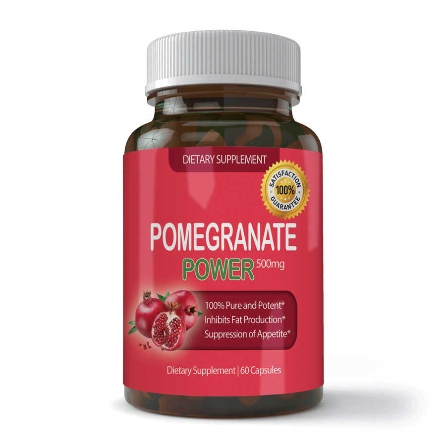 Pure Pomegranate Extract 500mg (60 Capsules) Image 1