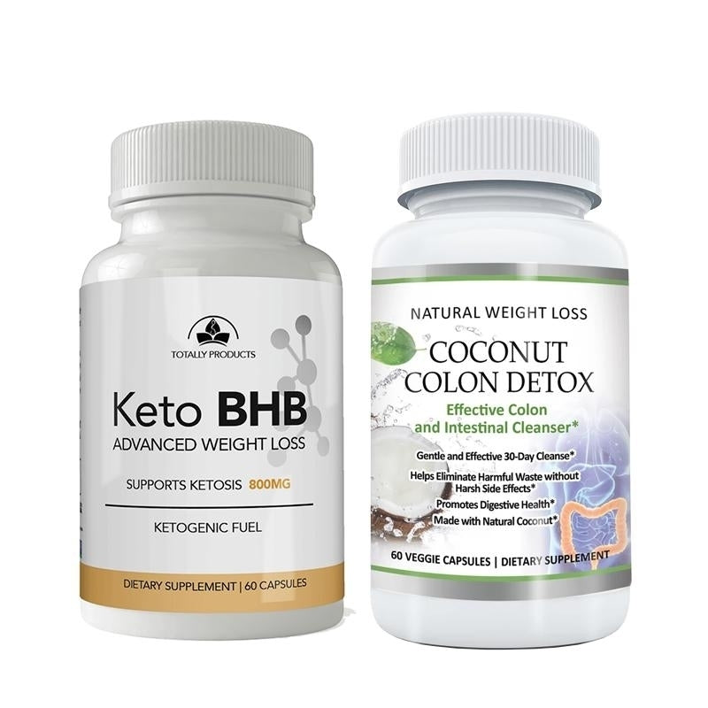 Keto BHB and Coconut Colon Cleanse Capsules Detox Weight Loss Support 60 Count Image 9