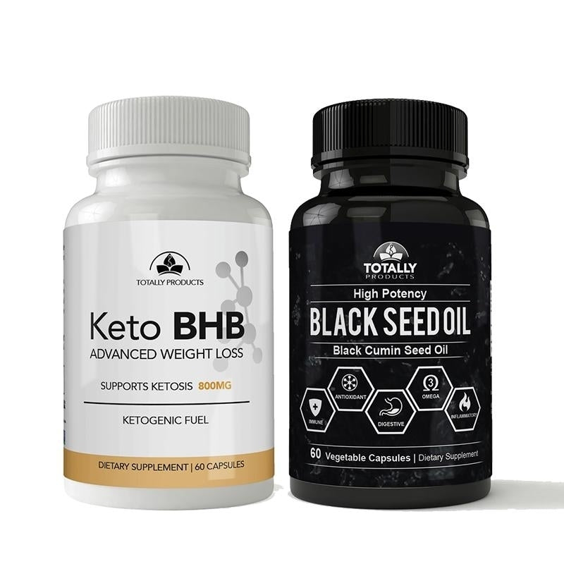 Keto BHB Capsules and Black Seed Oil Combo Pack for Energy and Health Support Image 9