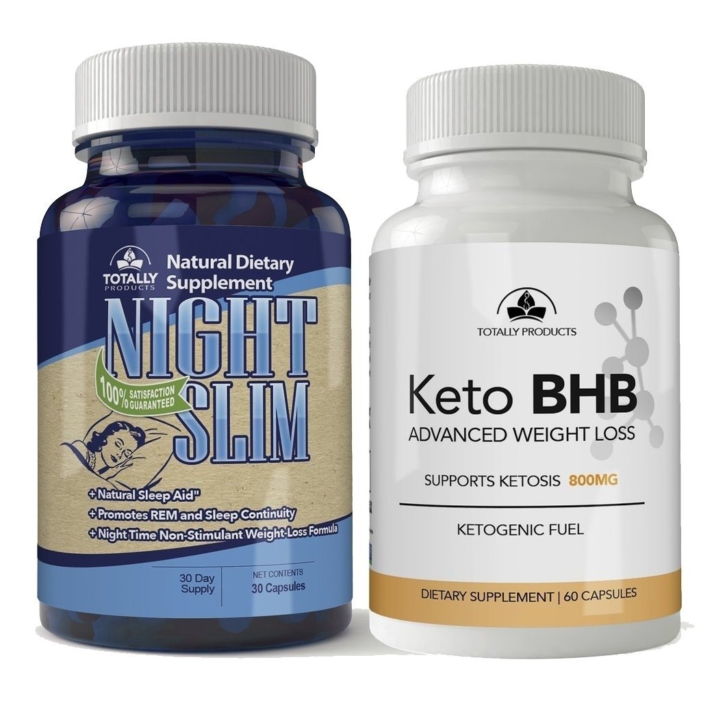 Keto BHB Night Slim Combo Pack Exogenous Ketones Weight Loss Fat Burner 30 Caps Image 9