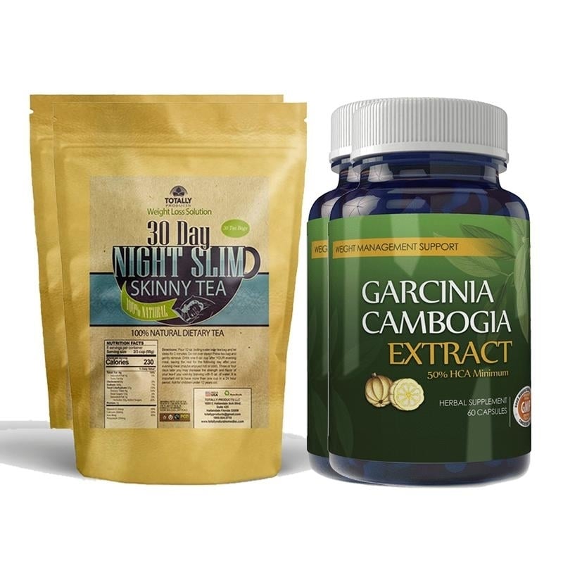 Night Slim Skinny Tea Garcinia Cambogia Combo Weight Loss Detox Energy Boost Image 1