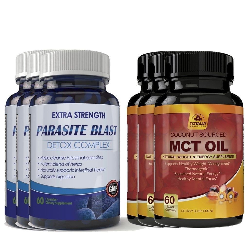 Parasite Blast MCT Oil Combo Pack Detox Cleanse Energy Support 3000mg 2x Daily Image 3