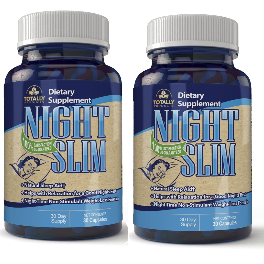 Night Slim Weight Loss Pills 60 Capsules Overnight Fat Burn Sleep Aid Supplement Image 1