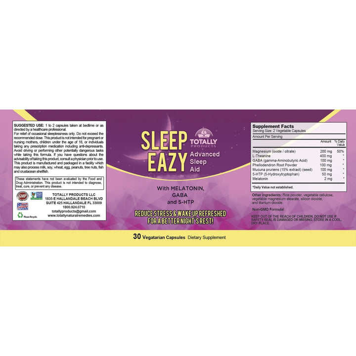 Sleep Eazy Advanced Sleeping Aid (30 capsules) Image 3