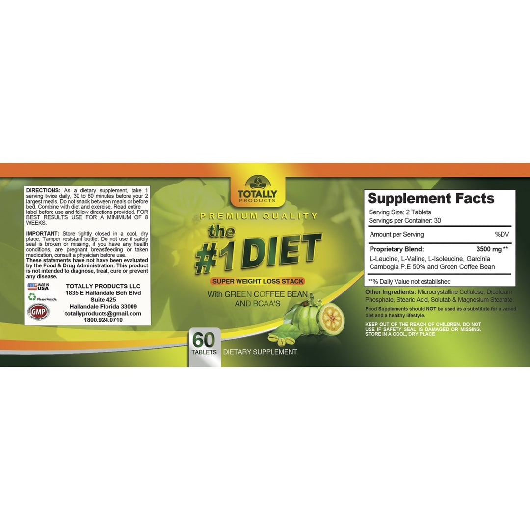 The 1 Diet Complex for Super Weight Loss (60 Caplets) Image 3