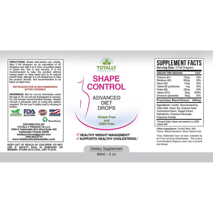 Shape Control Advanced Diet Drops (60 ml) Image 3