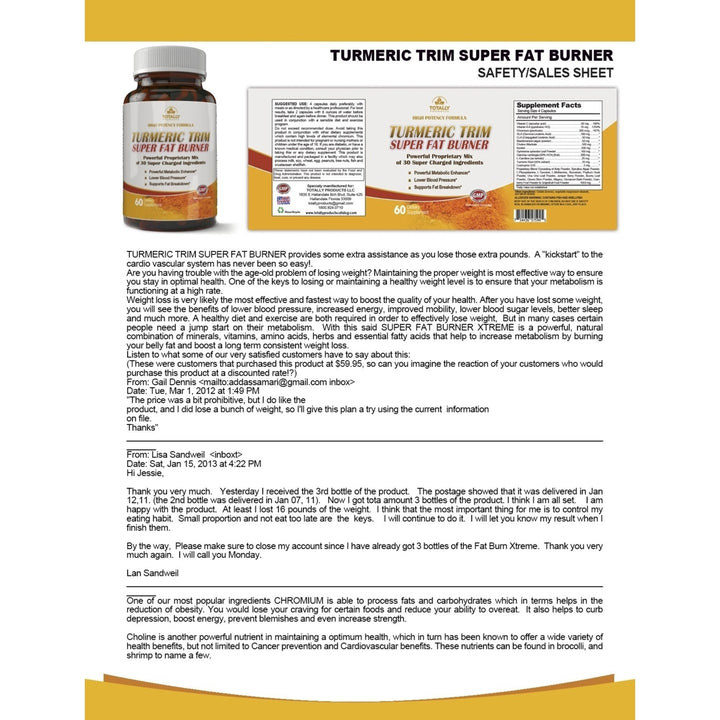 Turmeric Trim and Apple Cider Vinegar Combo pack Image 3