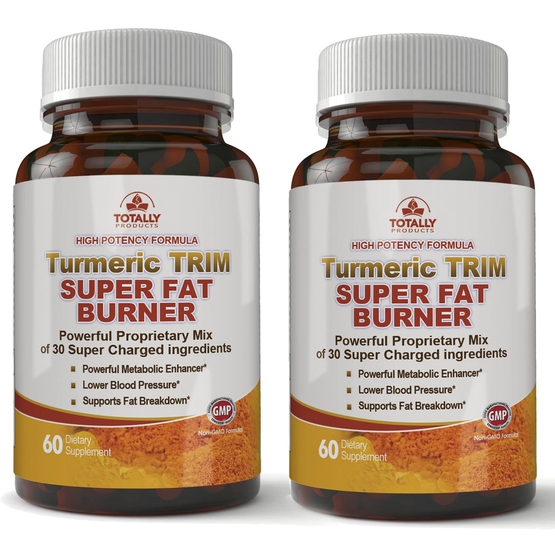 Turmeric Trim Super Fat Burner 60 Capsules Metabolic Booster Weight Loss Support Image 4