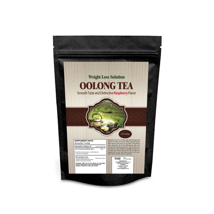 Weight Loss Solution Oolong Wulong Raspberry Slimming Tea (30 tea bags) Image 1