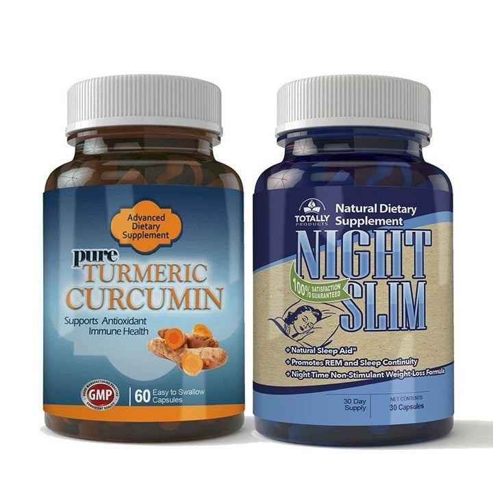 Turmeric Curcumin and Night Slim Combo Pack Image 1