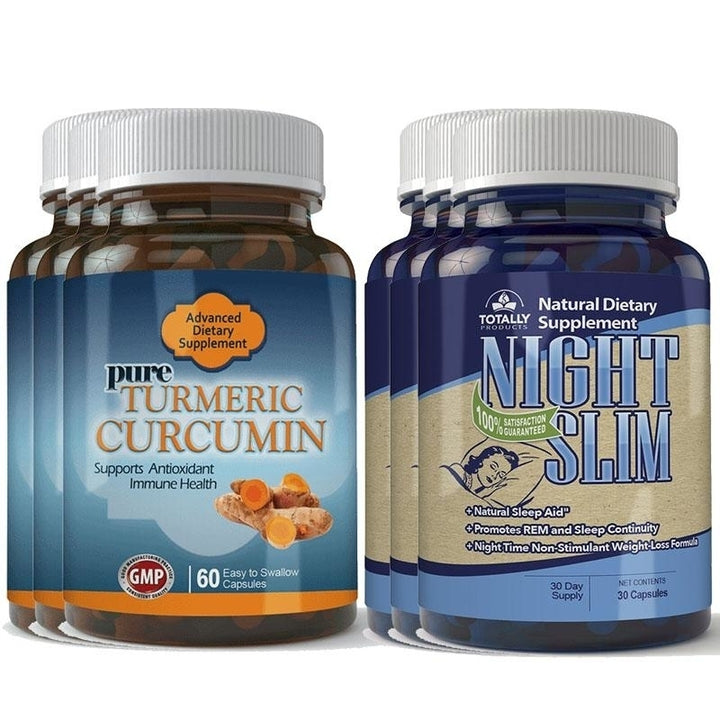 Turmeric Curcumin and Night Slim Combo Pack Image 3