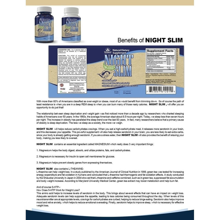 Turmeric Curcumin and Night Slim Combo Pack Image 7