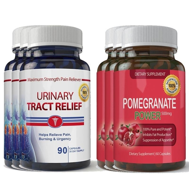 Urinary Tract Relief Pomegranate Extract Combo Natural Supplement for Health Image 3