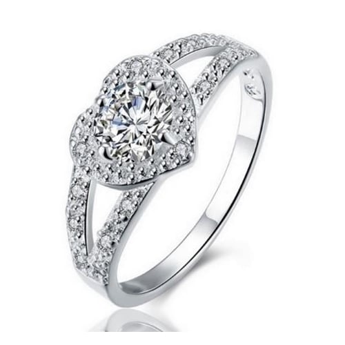 Popular style Love Fashion Heart Ring Image 1