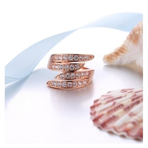 Rose Popular style Jewelry Austrian Hand Jewelry Auden Wing Ring Image 3