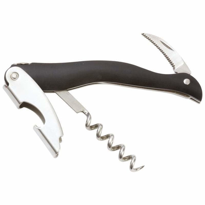 Classic Waiter-Style Corkscrew Bottle Opener and Blade Image 1