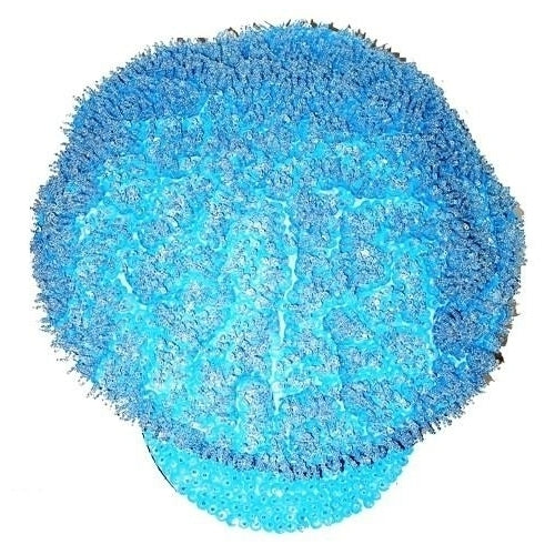 Sequin Beaded Spikes Newsboy Brando Cap Lite Blue Image 1