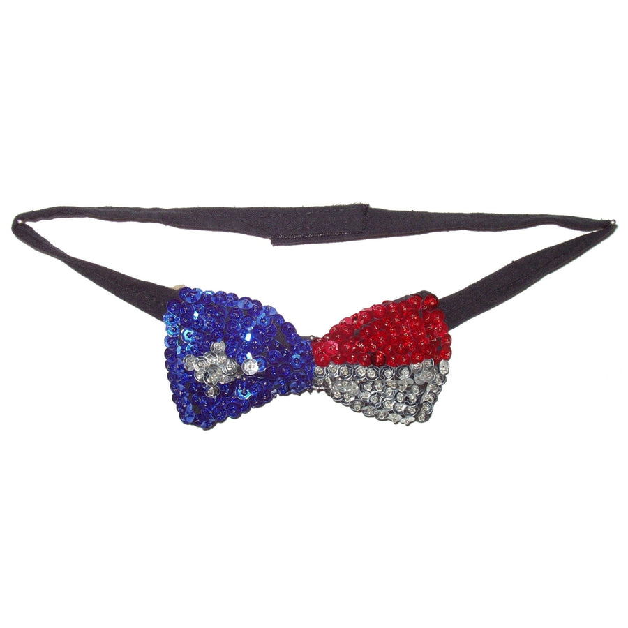 Sequin Bow Tie Lone Star Adult Unisex Image 1
