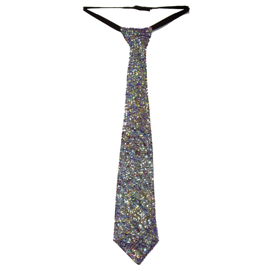 Sequin Neck Tie Opal Purple Adult Unisex Image 1