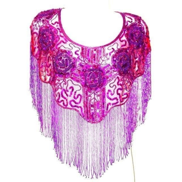 Sequin Shawl/Wrap1006 Purple/Purple Image 1