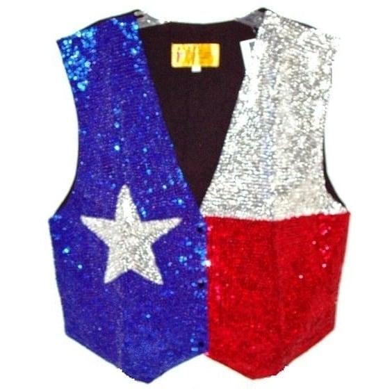 Sequin Vest Lone Star Image 1