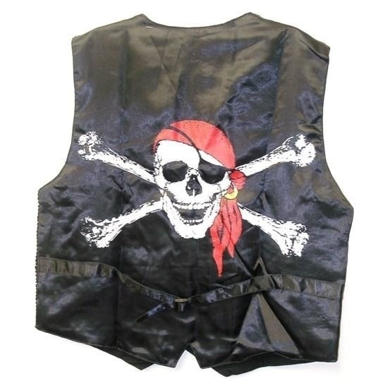 Sequin Vest Pirate Red Image 2