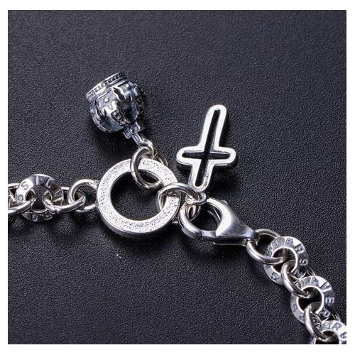 S  Pure Fashion style Jewelry The Virgin Mary Couple Bracelet Image 4