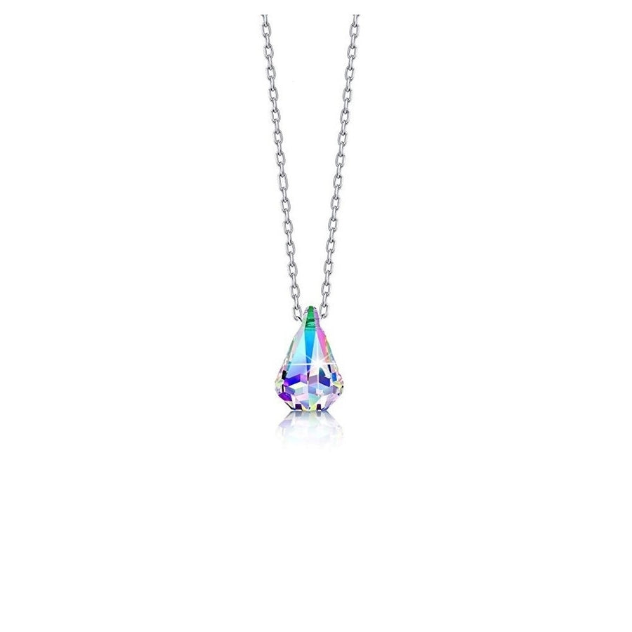 Aurora Borealis Swarovski Crystal Necklace Image 1