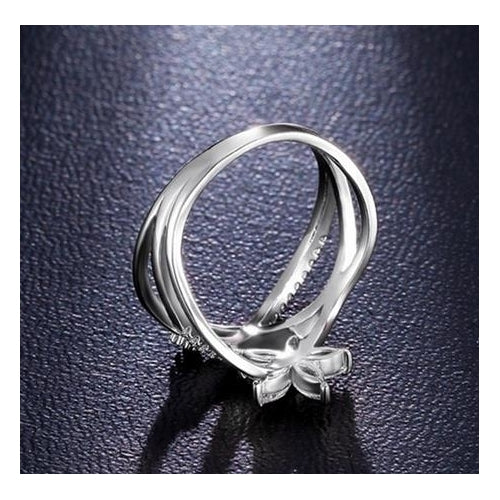 Finger Ring Rose Popular style en Horse Eye Artificial zircon Ring Ring Image 2