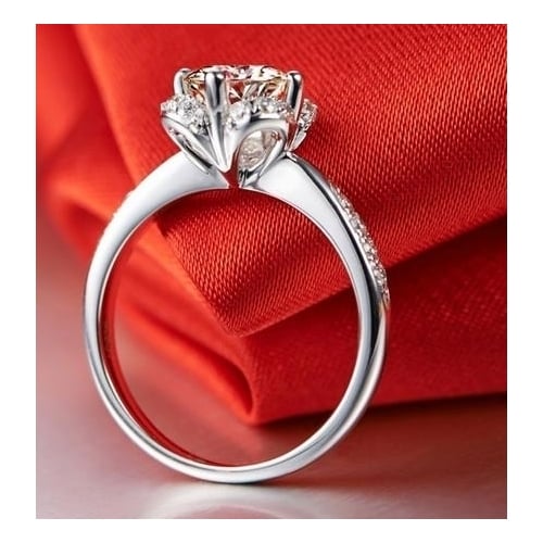 AAA Artificial zircon Ring Simple Fashion style Ring Image 3