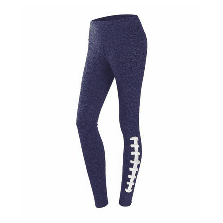 PandoraTees Women Football Leggings Image 2