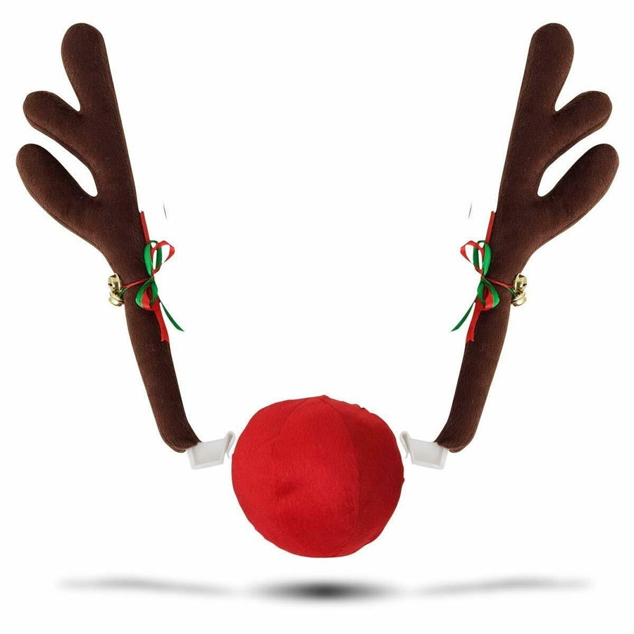 Zone Tech Car Vehicle Reindeer Costume Antler Christmas Holiday Jingle Bells Set Image 1