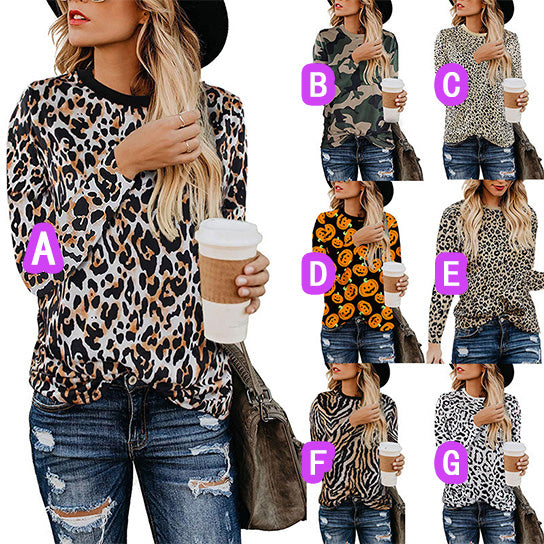 Various Pattern Print Top Shirt Image 2