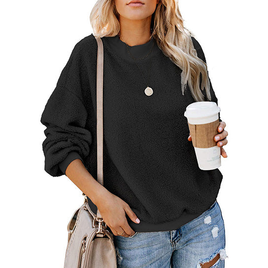 Cozy Soft Round Neck Pullover Image 6