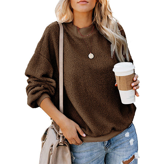 Cozy Soft Round Neck Pullover Image 7